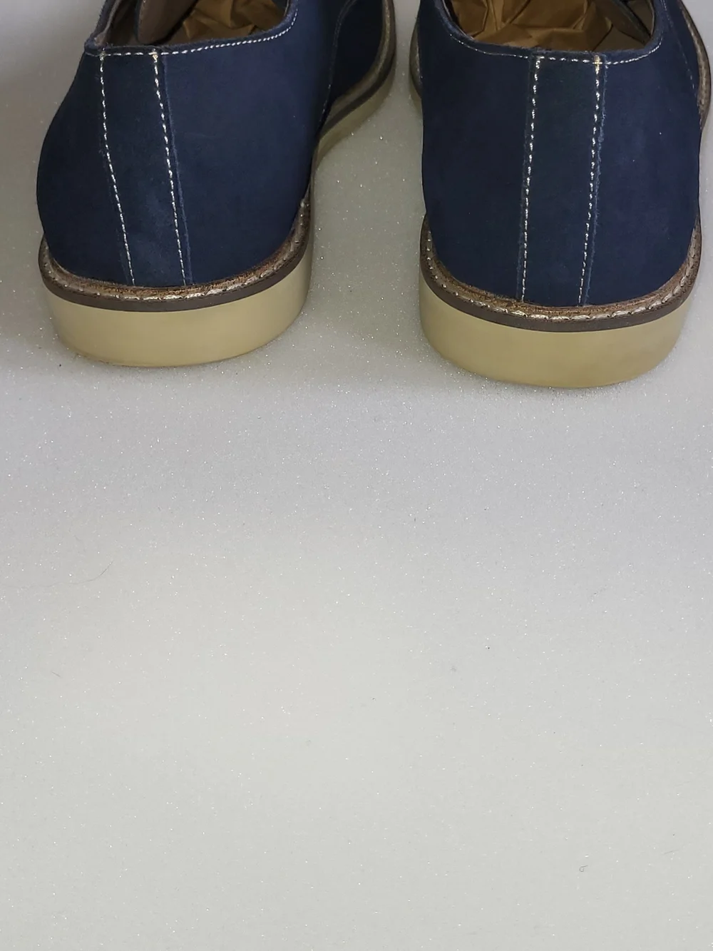 Banana Republic Navy Suede Lace-Up Oxfords